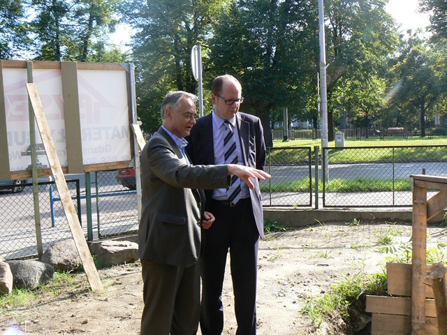 Prezydent Gdańska Paweł Adamowicz odwiedził w dniu 22.08.2011r. nową siedzibę