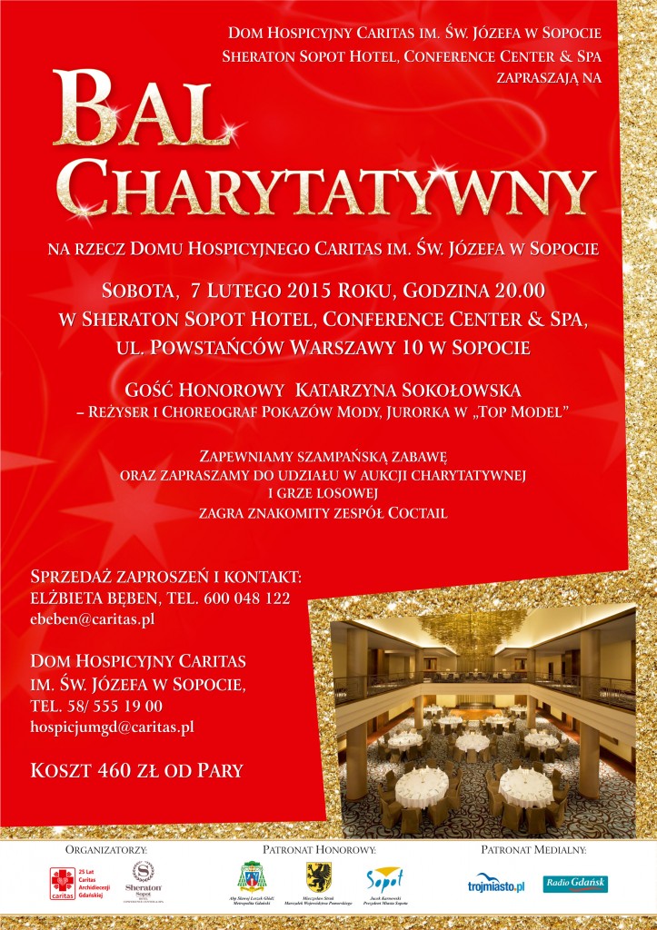Bal Charytatywny - plakat 7 luty 2015
